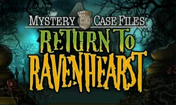 Mystery Case Files - Return to Ravenhearst (Europe) (En,Fr,De,Es,It,Nl) screen shot title